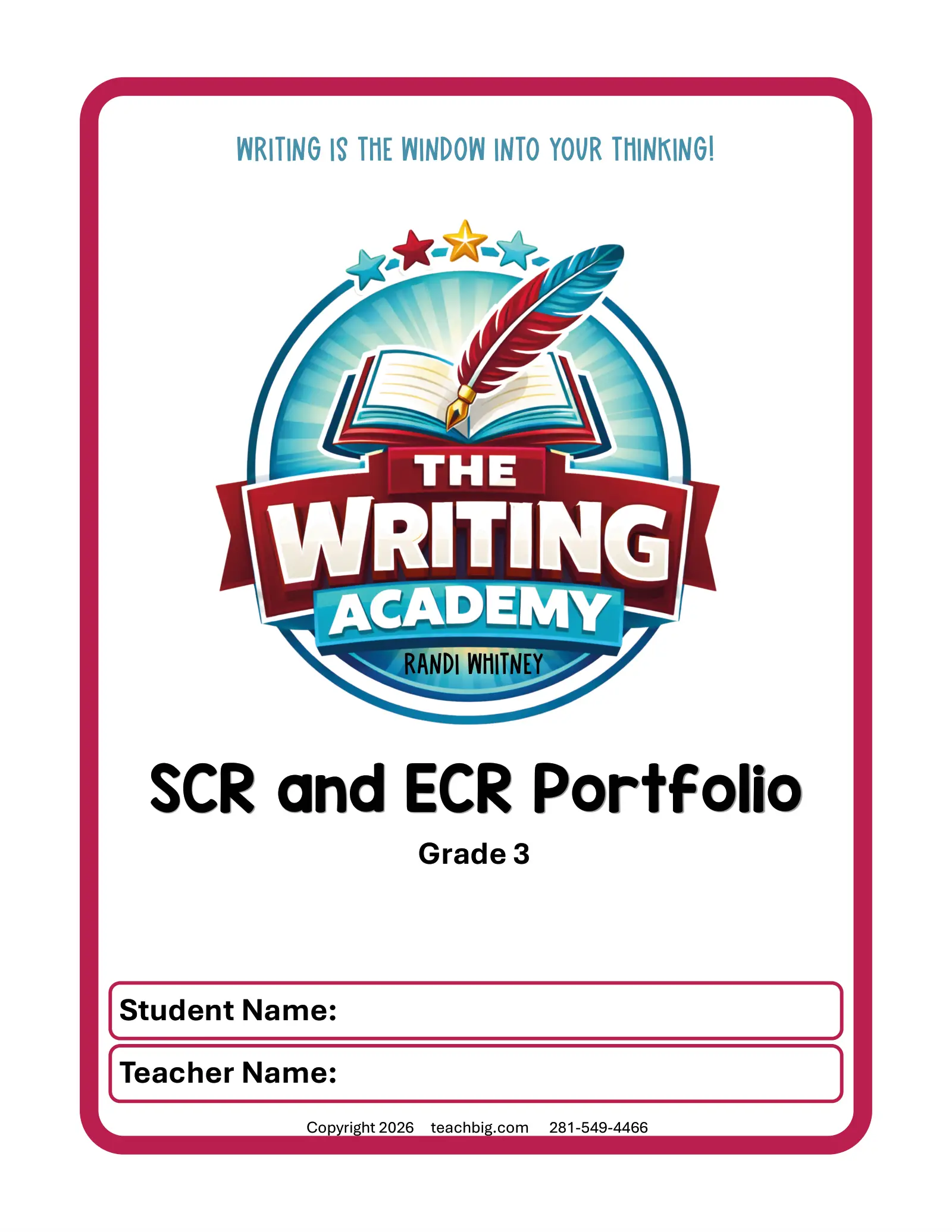 Page 1, portfolio cover