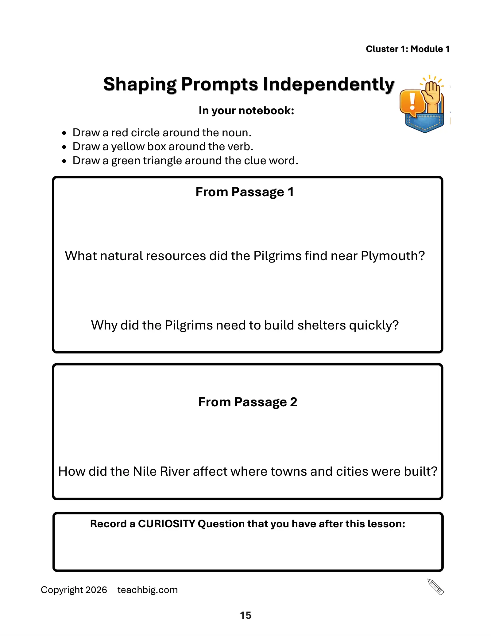 Page 17, shaping prompts