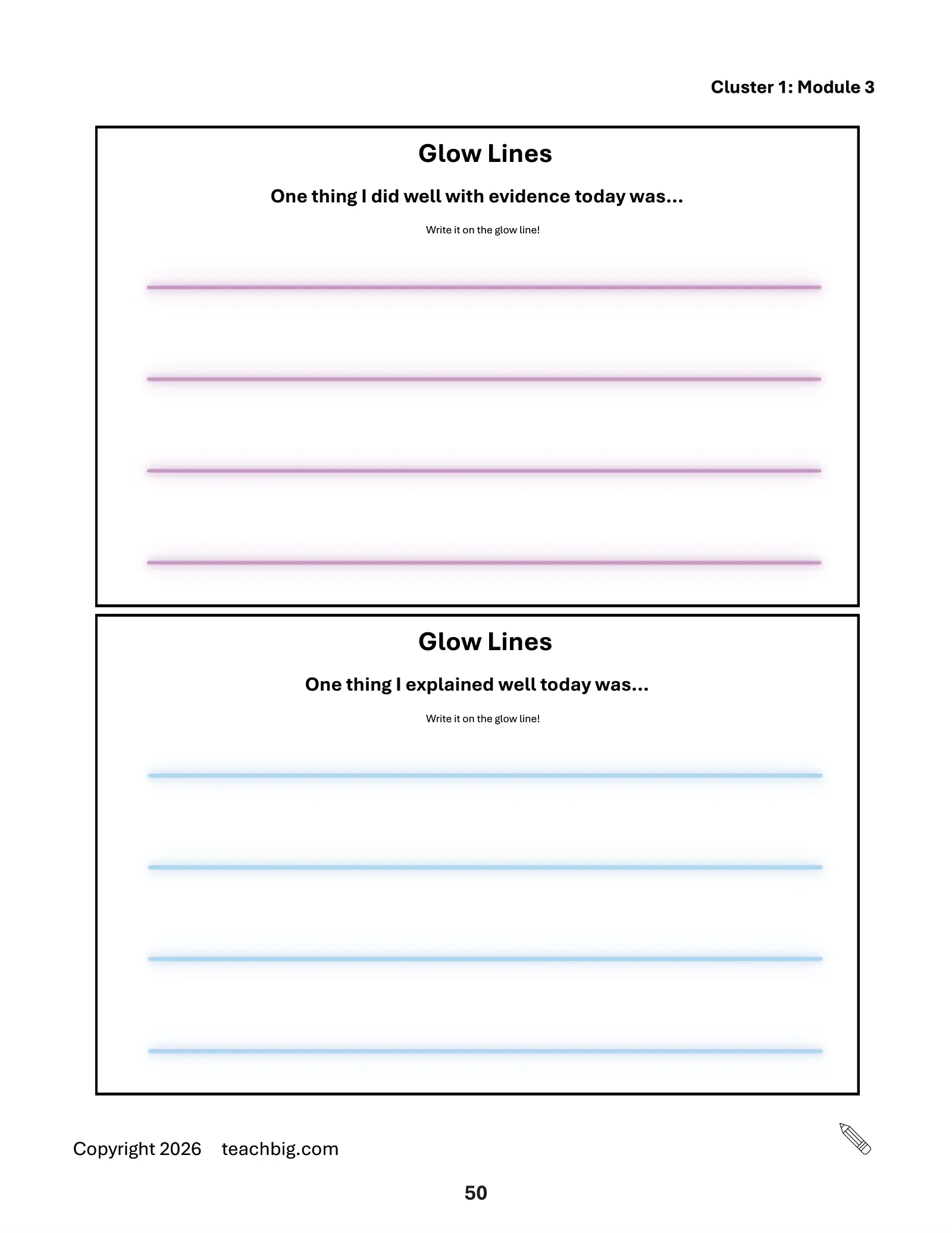 Page 52, glow lines